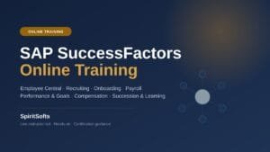 SAP SuccessFactors online training course overview and HXM Suite learning modules